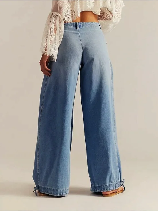 Free People / We The Free Lotus Balloon Jeans - Picture 2 of 5